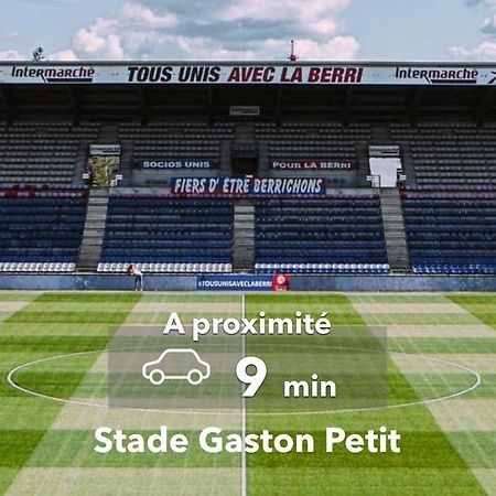 Le Studio Design ⸱ Stationnement Gratuit ⸱ Fibre Déols Exterior photo